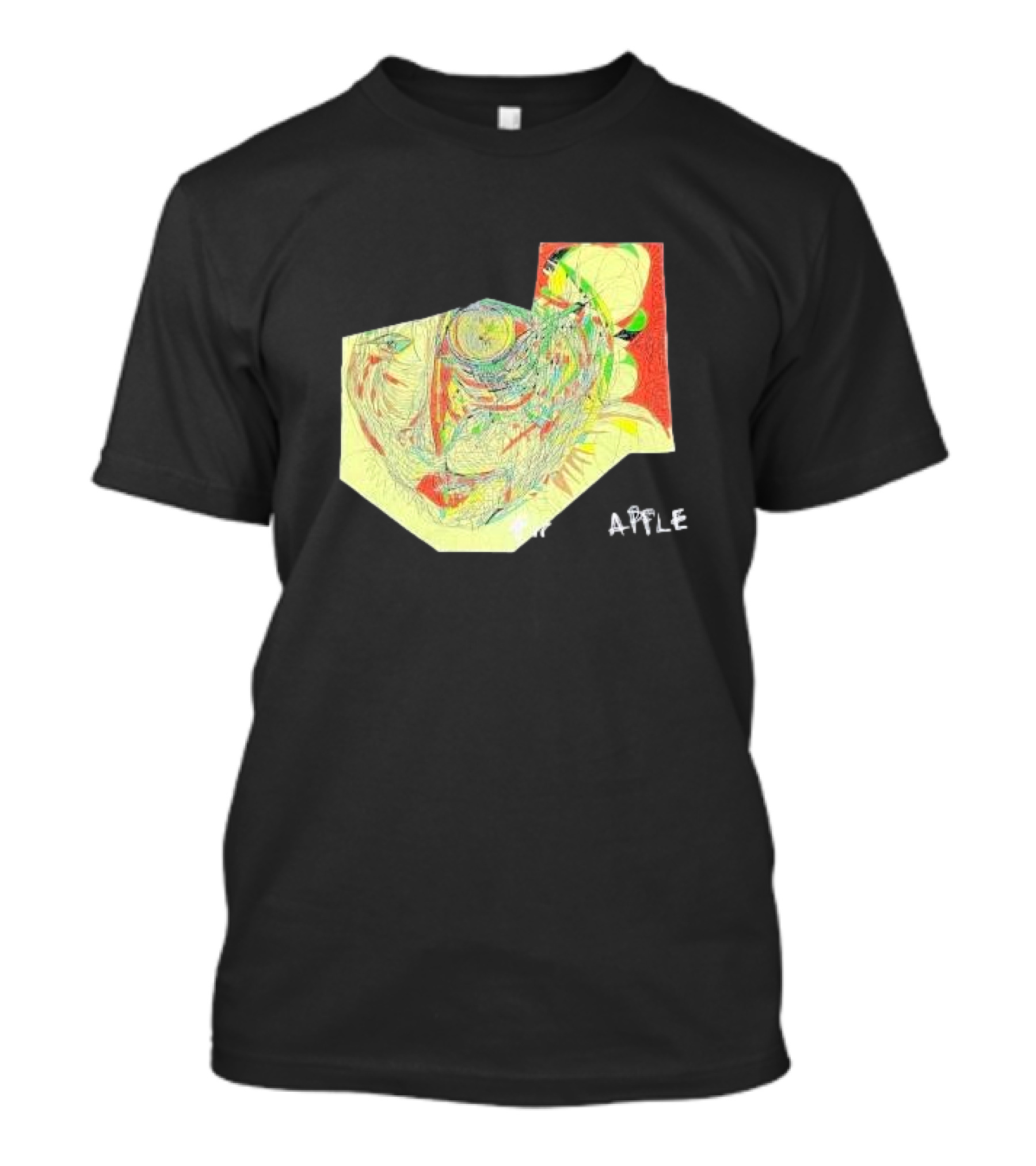 Fiona Apple The Idler Wheel Abstract Artistic Geometric Drawing Multicolored Sketch T-Shirt