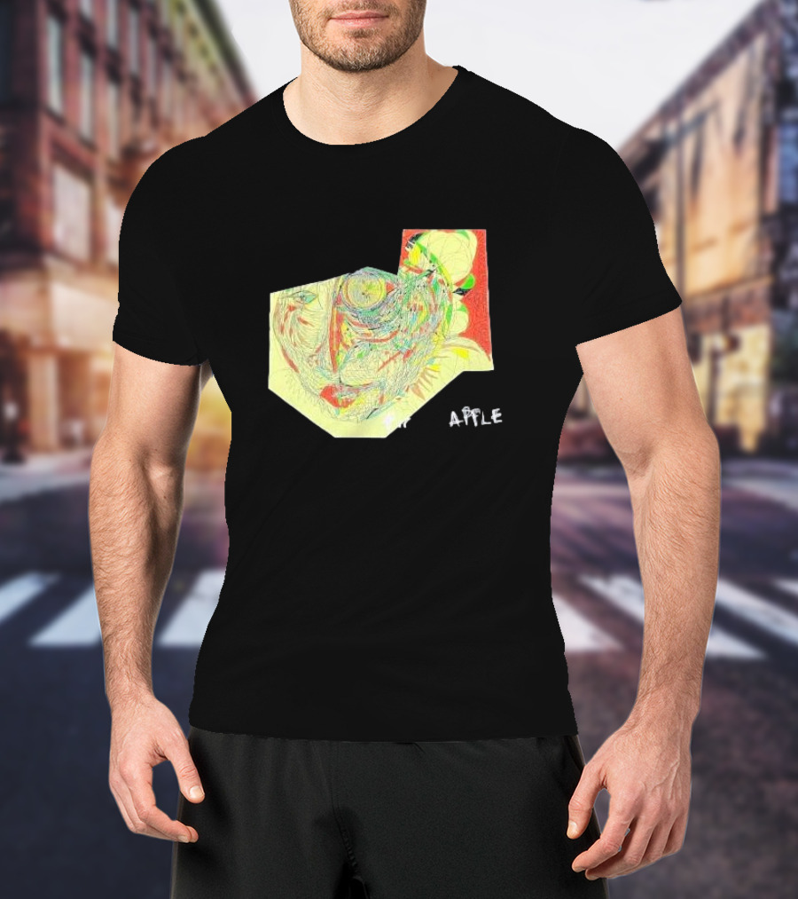 Fiona Apple The Idler Wheel Abstract Artistic Geometric Drawing Multicolored Sketch T-Shirt