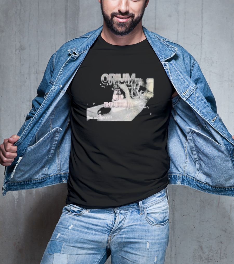 OPIUM TRAP AUTHORITY VINTAGE GRUNGE T-Shirt