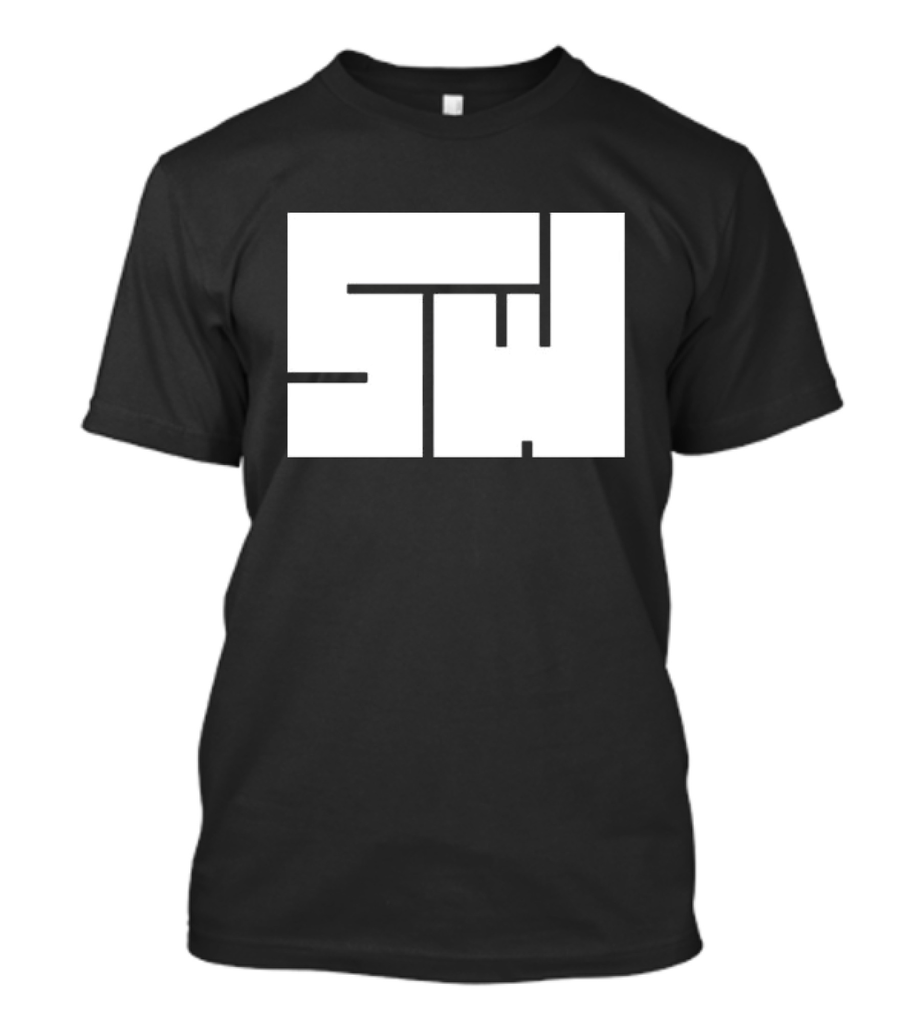 Sw Minimal Second Wind Puzzle Style Monogram T-Shirt