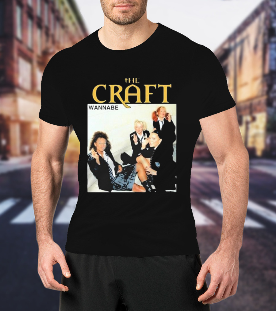 THE CRAFT WANNABE Spice Girls Parody School Girls Smoking Scene T-Shirt