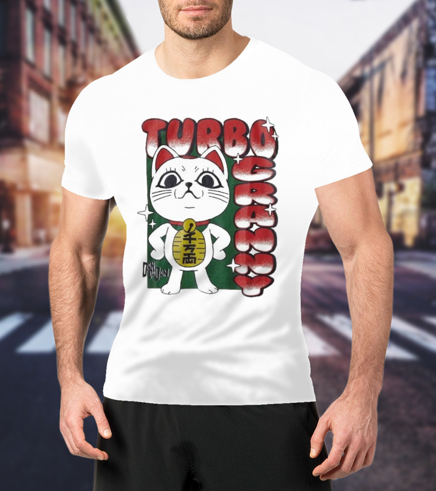 Dandadan Turbo Granny Lucky Cat T-Shirt