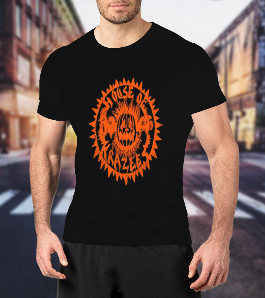 House Of Krazee Sunburst Jack O'Lantern T-Shirt