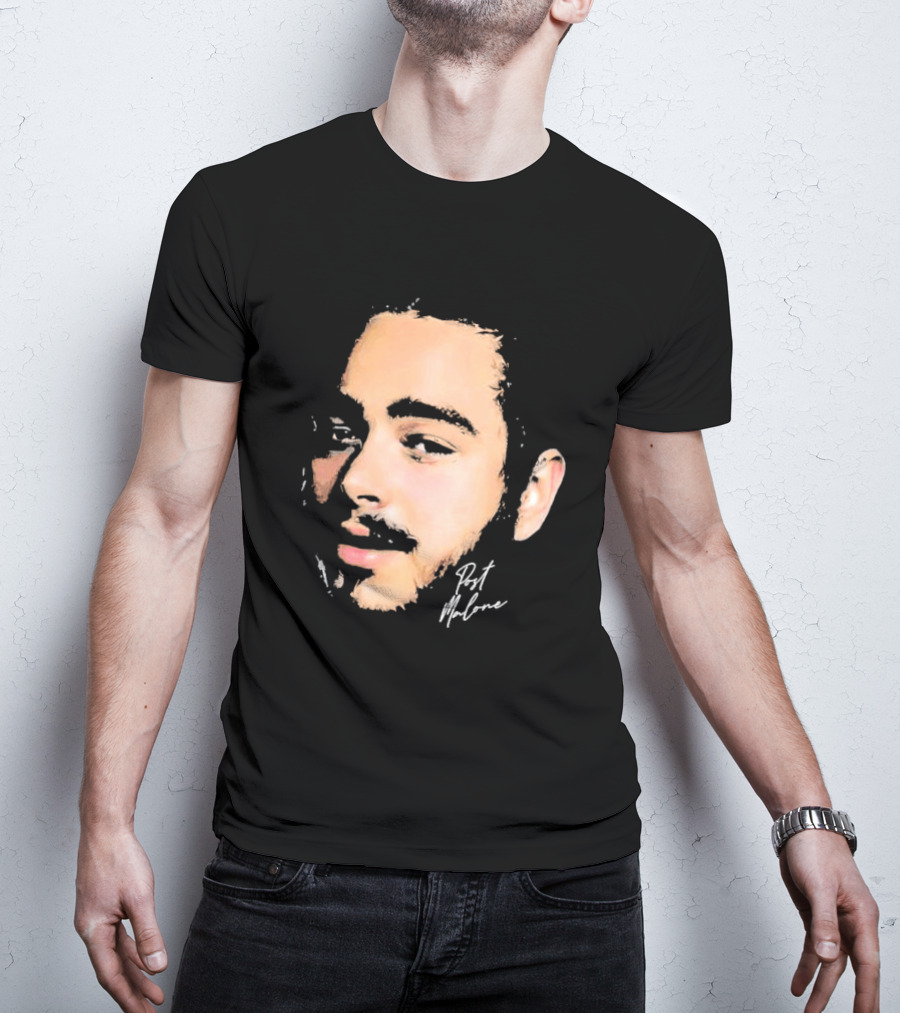 Post Malone Portrait I Like You T-Shirt
