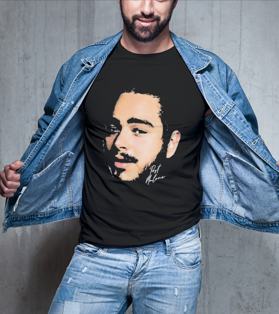 Post Malone Portrait I Like You T-Shirt