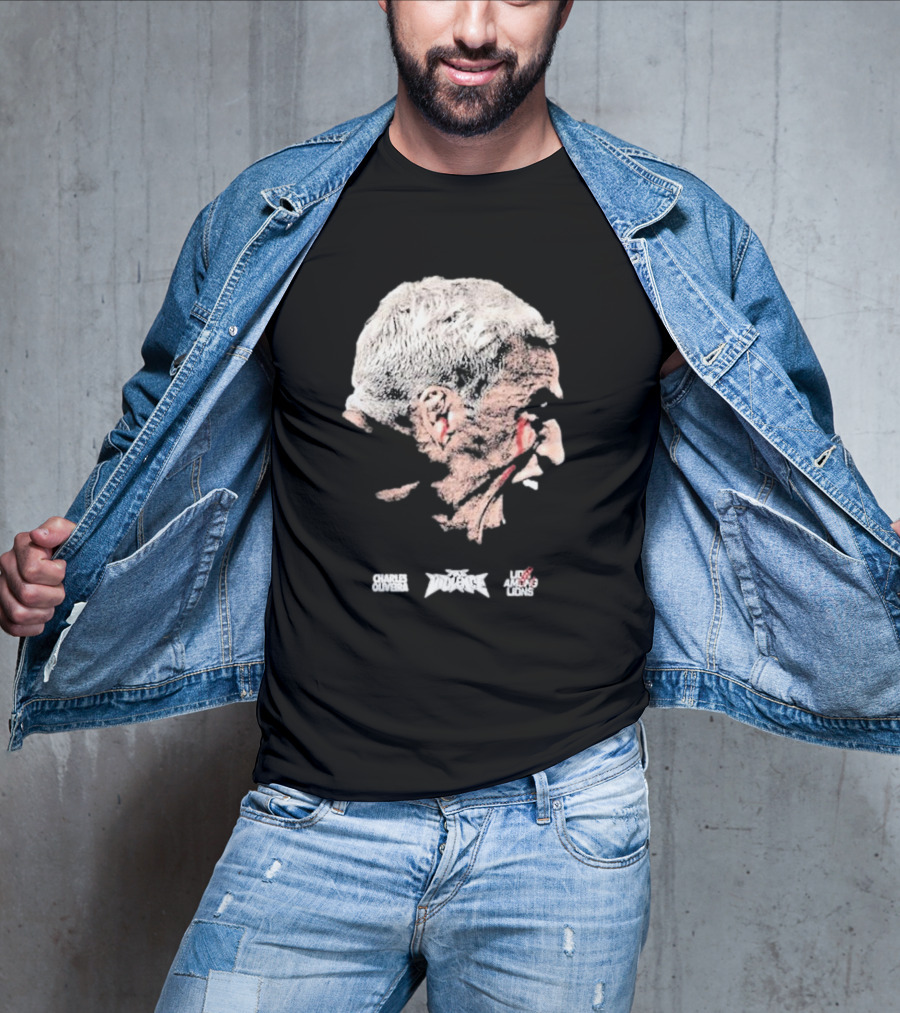 Charles Oliveira Full Violence Among Lions T-Shirt