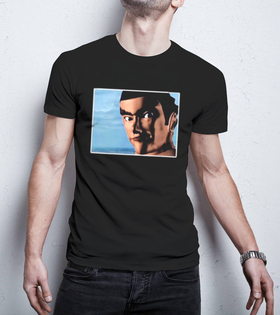 Tekken Kazuya Mishima Retro Image T-Shirt