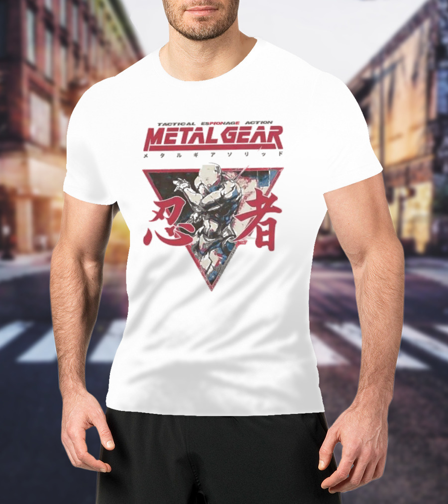 Tactical Espionage Action Metal Gear Solid Ninja Warrior T-Shirt