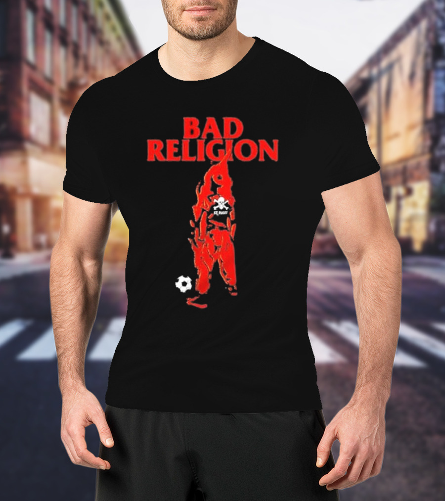 Bad Religion FC St Pauli Collaboration Victory Through Domination Soccer T-Shirt