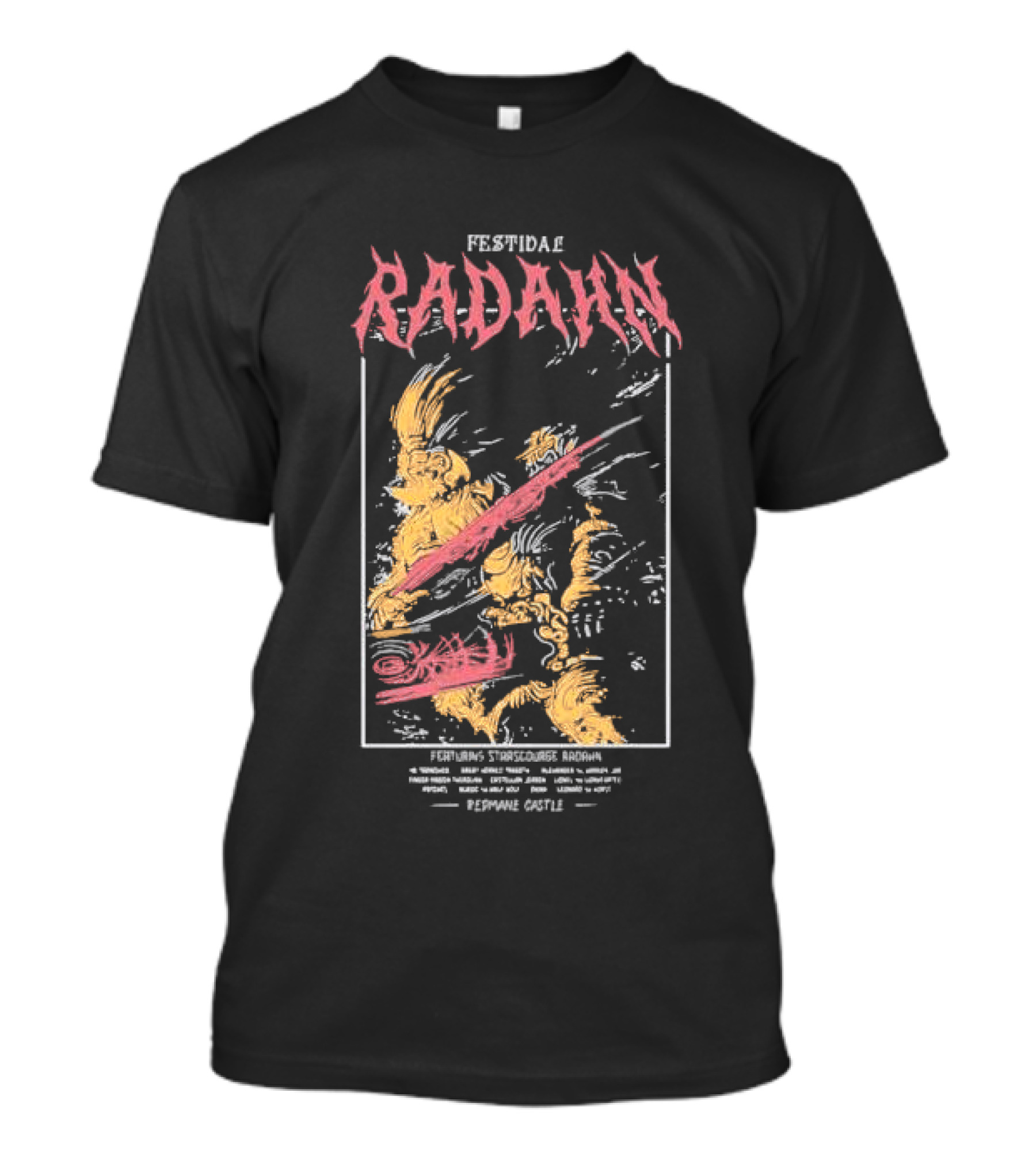 Festivale Radahn Featuring Starscourge Radahn Redmane Castle Elden Ring T-Shirt