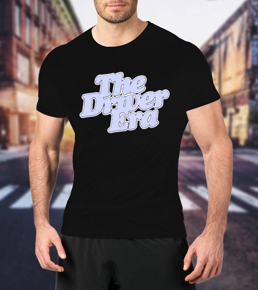 The Driver Era Lavender Text T-Shirt