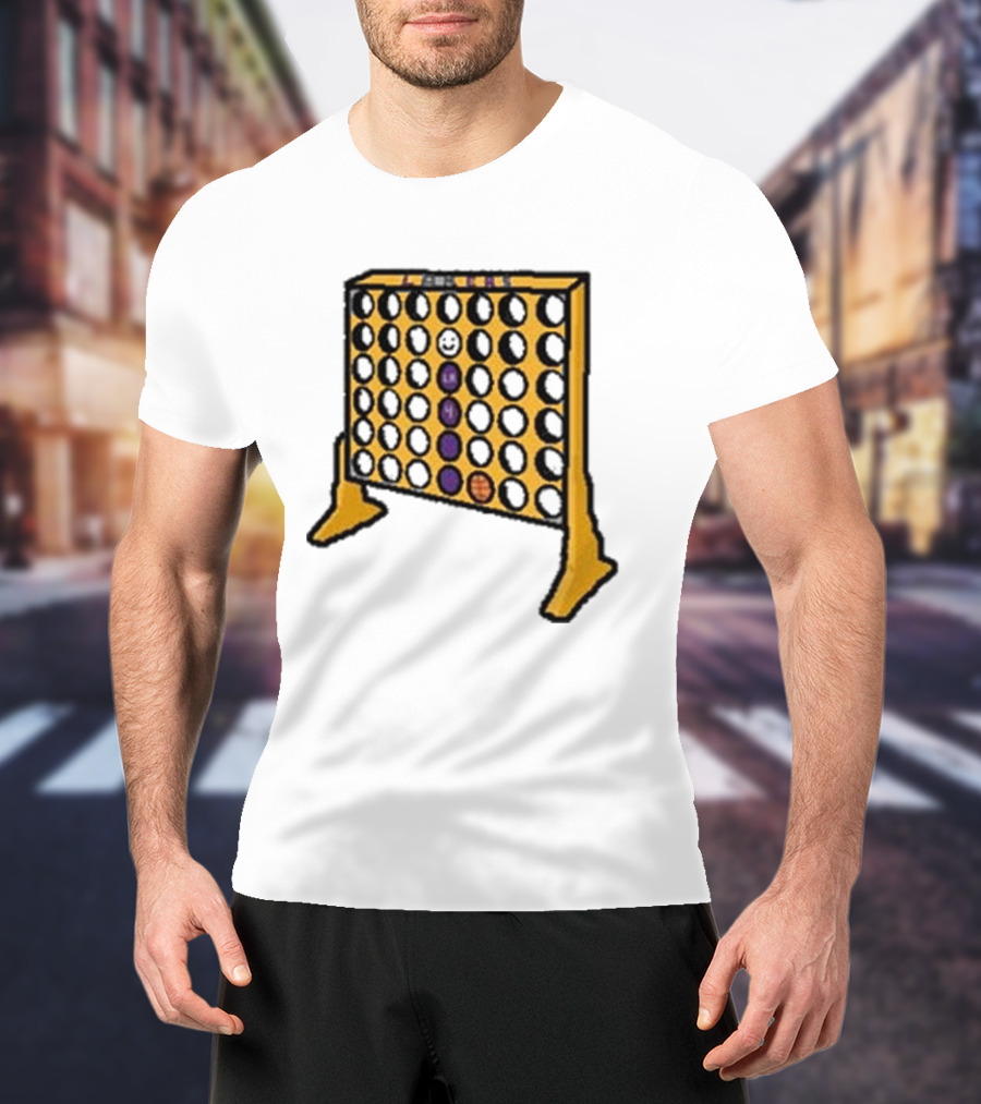 Knecht Four Purple Yellow Basketball Emoji T-Shirt