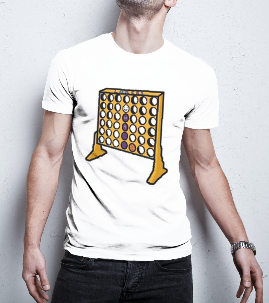 Knecht Four Purple Yellow Basketball Emoji T-Shirt