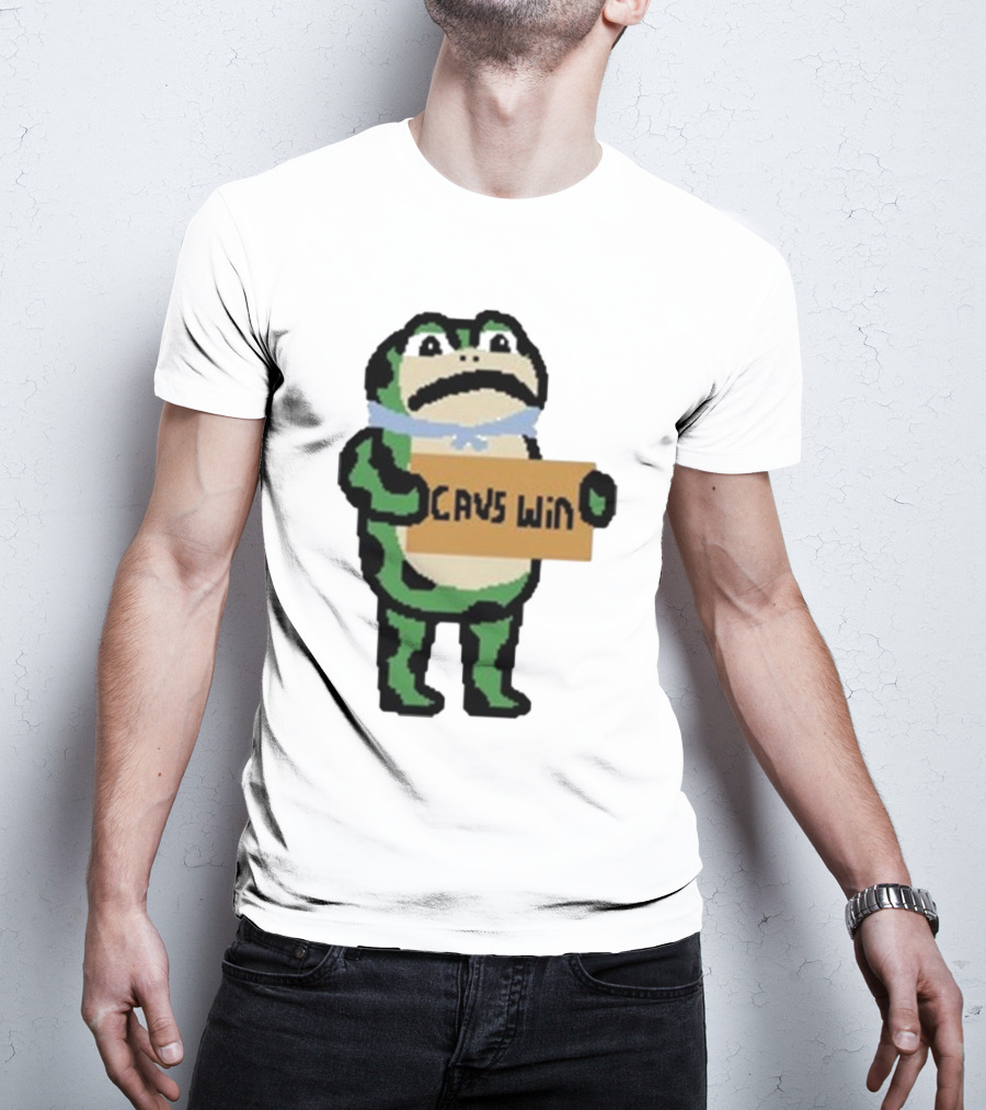 Cavs Win Victory Frog Pixel T-Shirt
