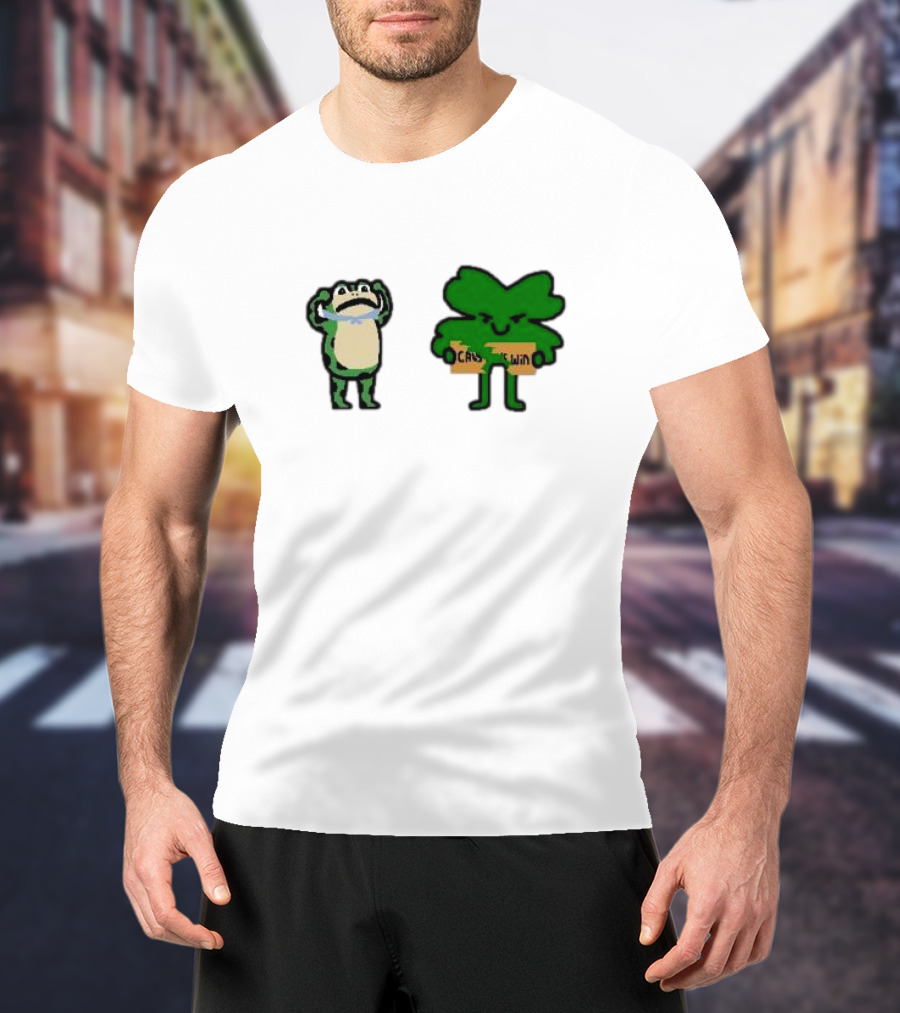 Celtics Take Down The Cavs Cavs Win Frog And Clover NBA Paint T-Shirt