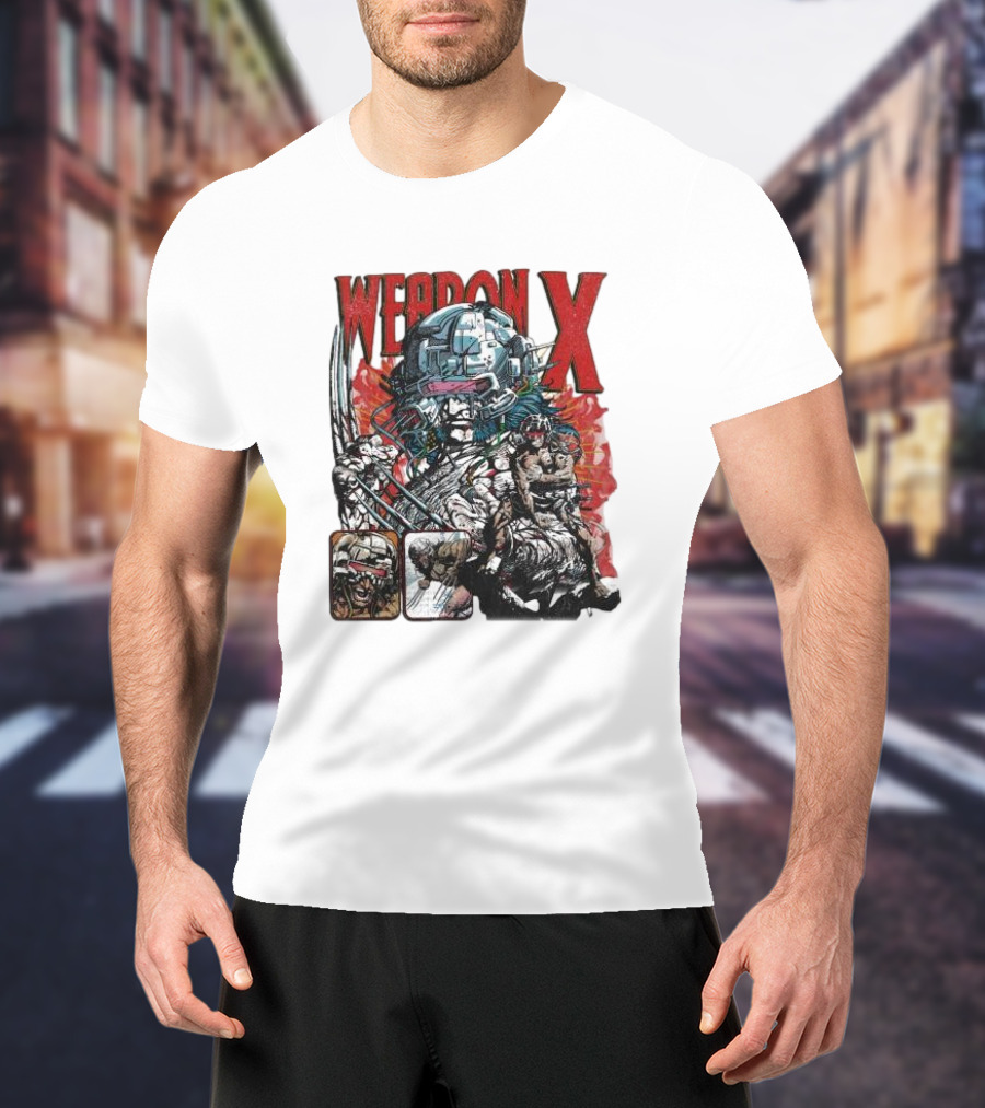 Weapon X Vintage Comic Style Artwork Claw Character T-Shirt