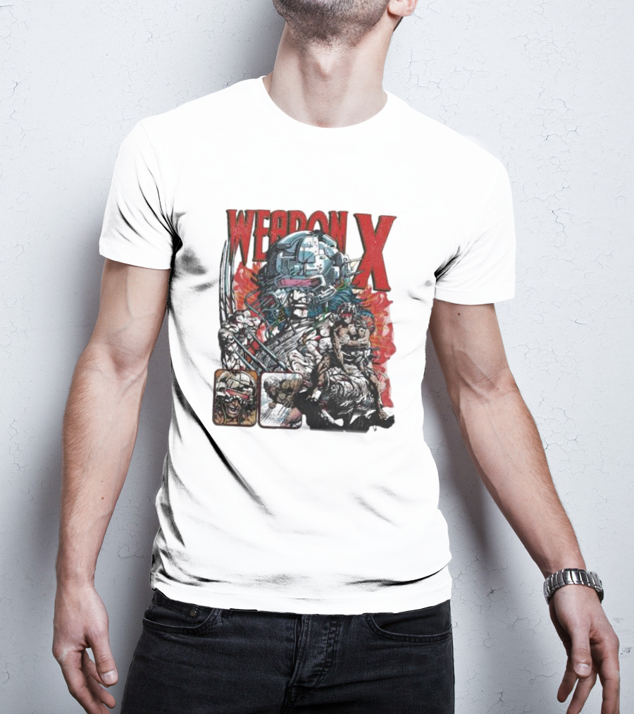 Weapon X Vintage Comic Style Artwork Claw Character T-Shirt
