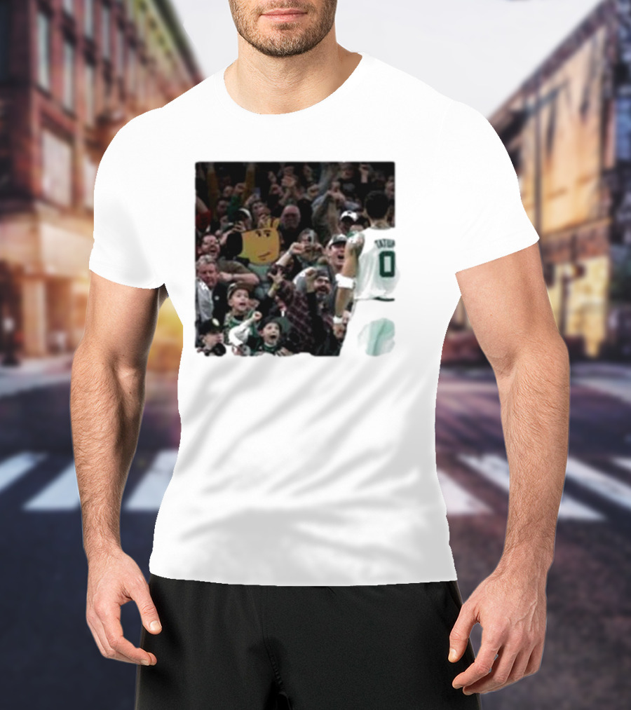 Chill Guy Dog Celtic Boston Tatum 0 Fan Crowd T-Shirt