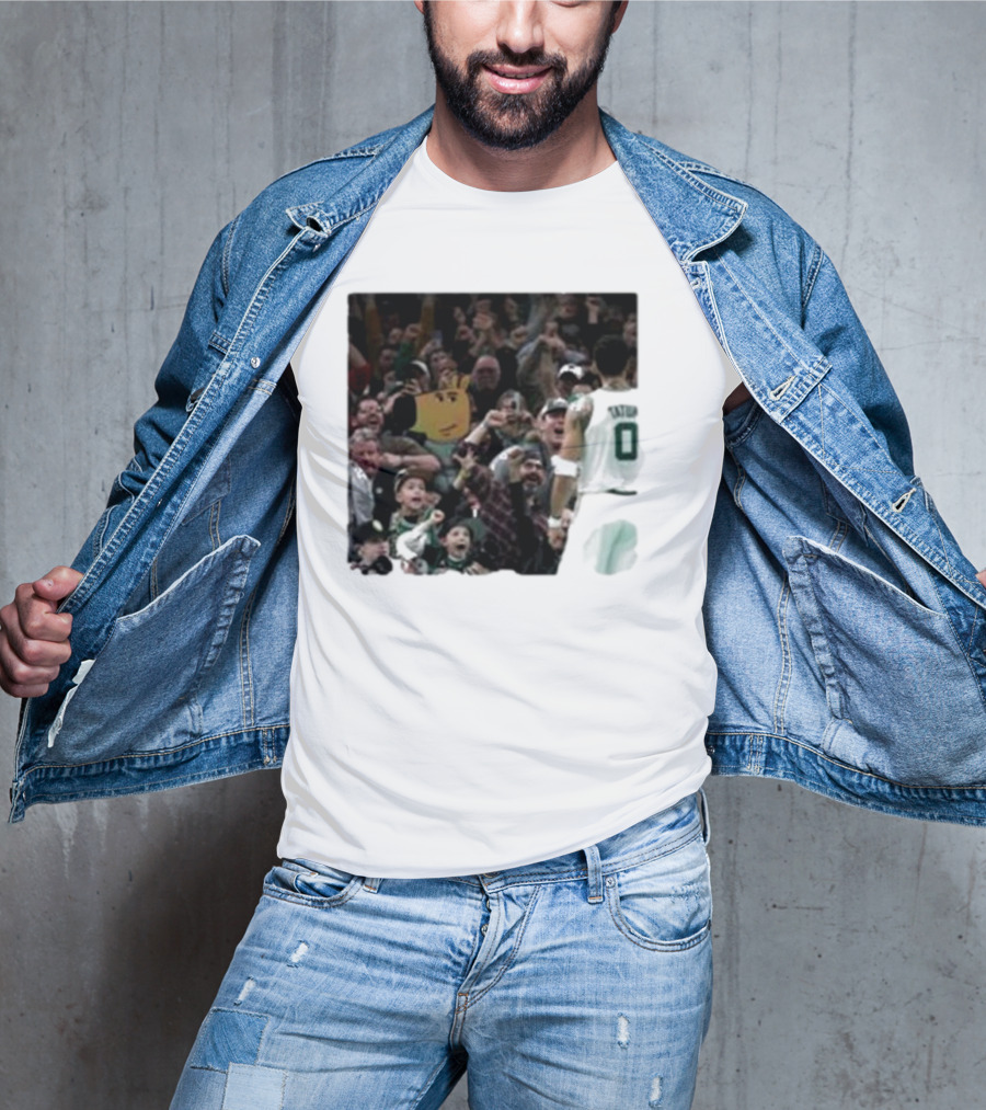 Chill Guy Dog Celtic Boston Tatum 0 Fan Crowd T-Shirt