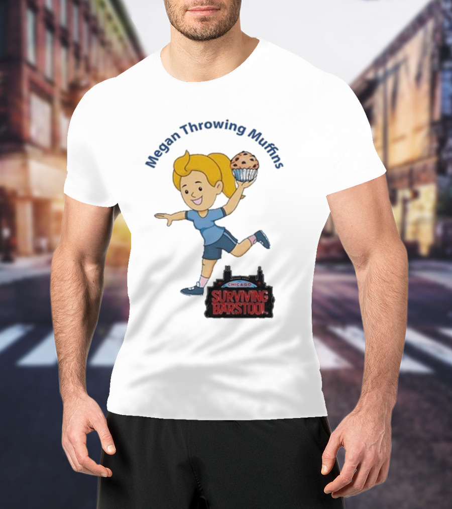Megan Throwing Muffins Chicago Surviving T-Shirt
