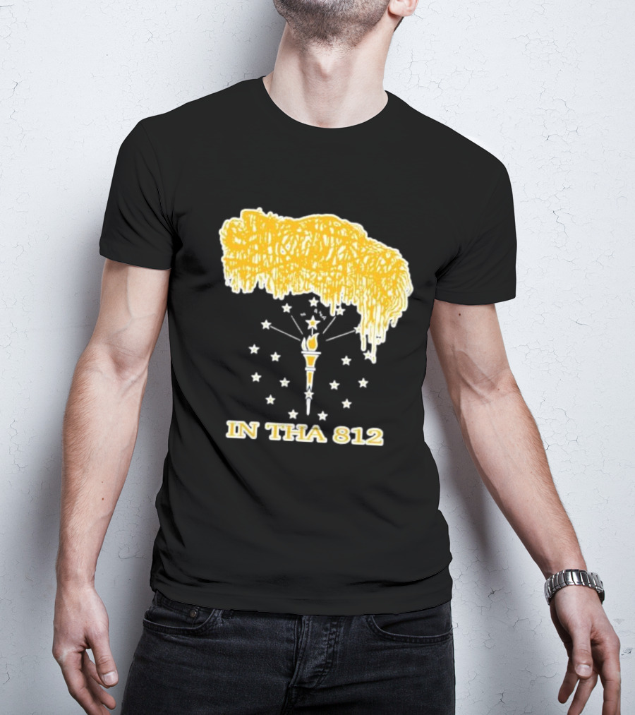 Indiana In Tha 812 Stars Torch Noodles T-Shirt