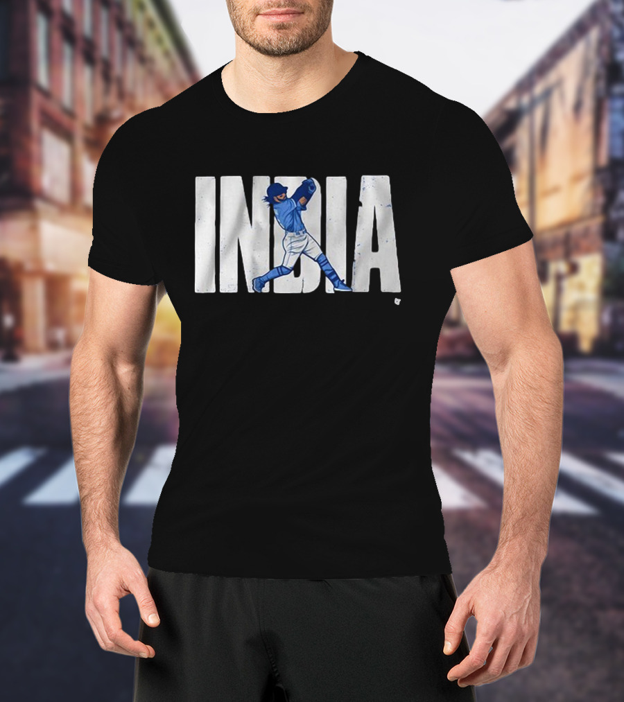 Jonathan India Kansas City Baseball Swing T-Shirt