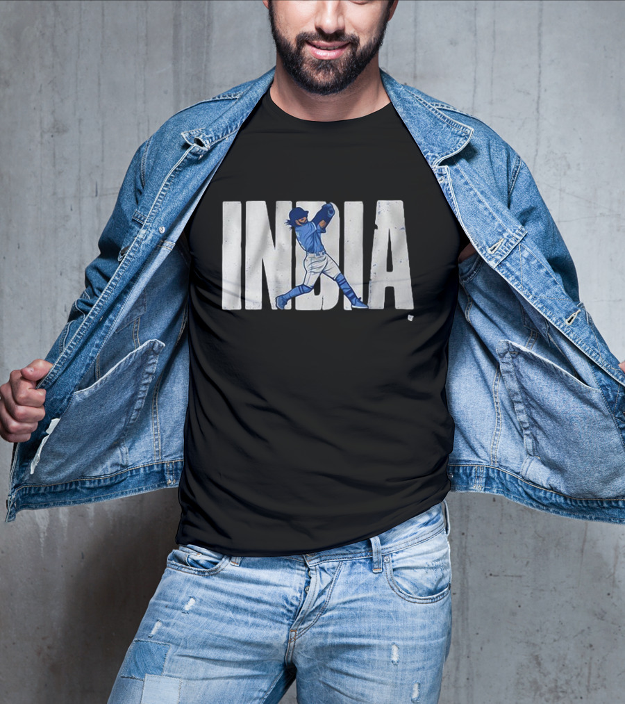 Jonathan India Kansas City Baseball Swing T-Shirt