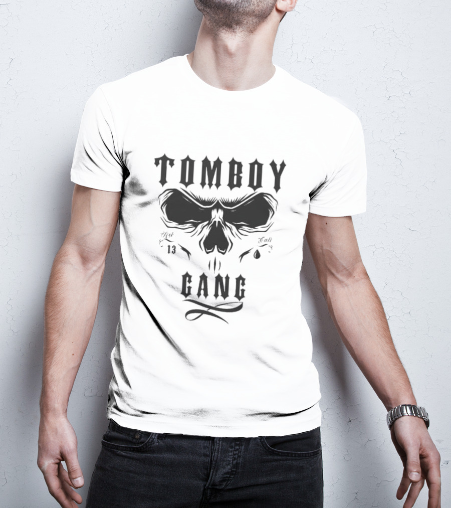 Tomboy Gang Skull Design 13 Est T-Shirt