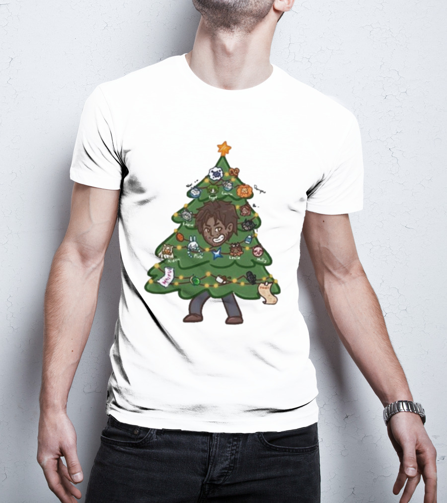 The Great Christmas Tree With Utc Audio Icons And Character Ornaments T-Shirt