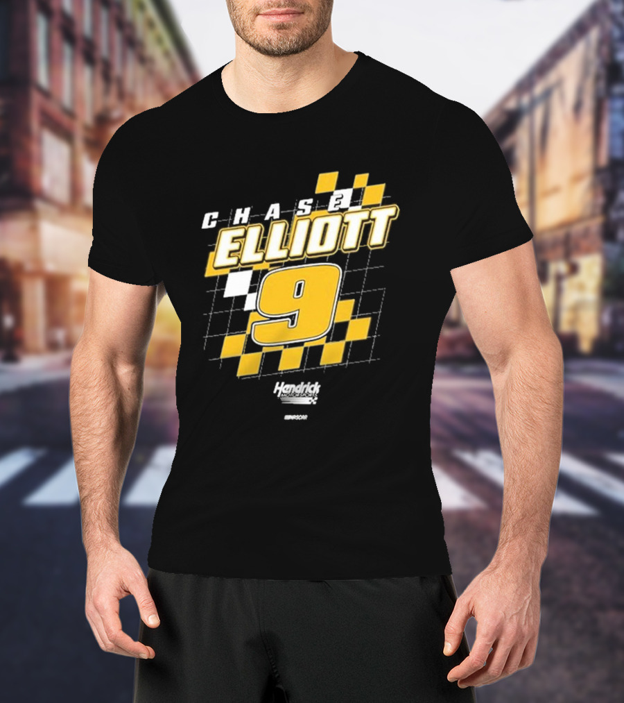 Chase Elliott #9 Hendrick Motorsports NASCAR Racing Graphics T-Shirt