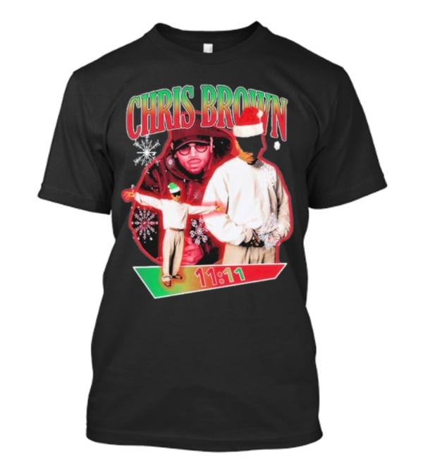 Chris Brown 11:11 Star Struck Christmas T-Shirt