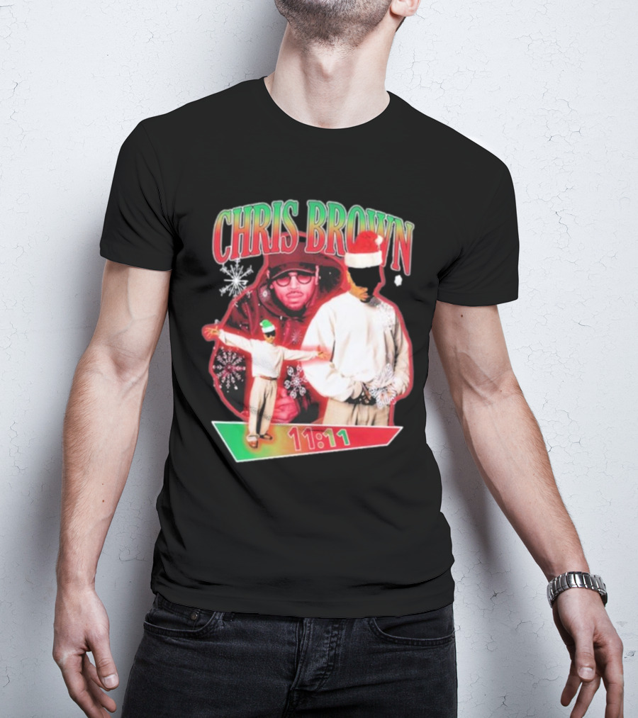 Chris Brown 11:11 Star Struck Christmas T-Shirt