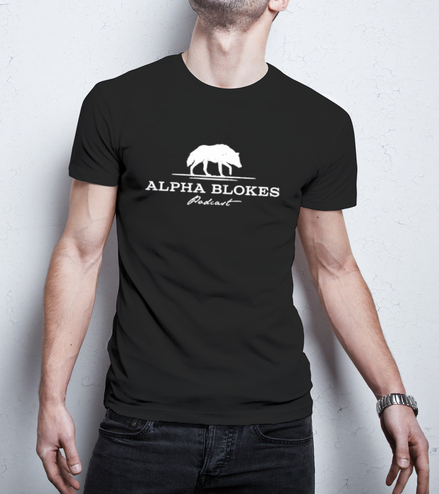 Alpha Blokes Podcast Wolf T-Shirt