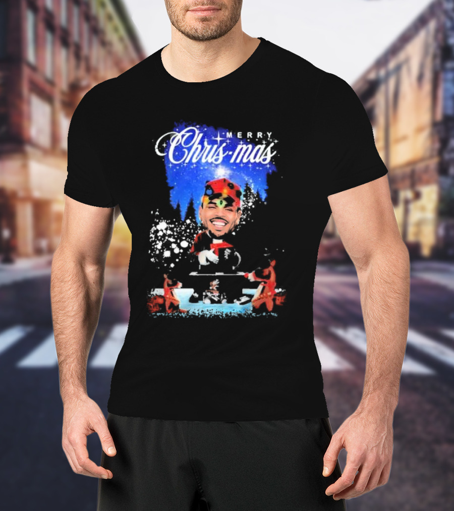 Merry Christmas Chris-Mas Santa DJ Scene T-Shirt