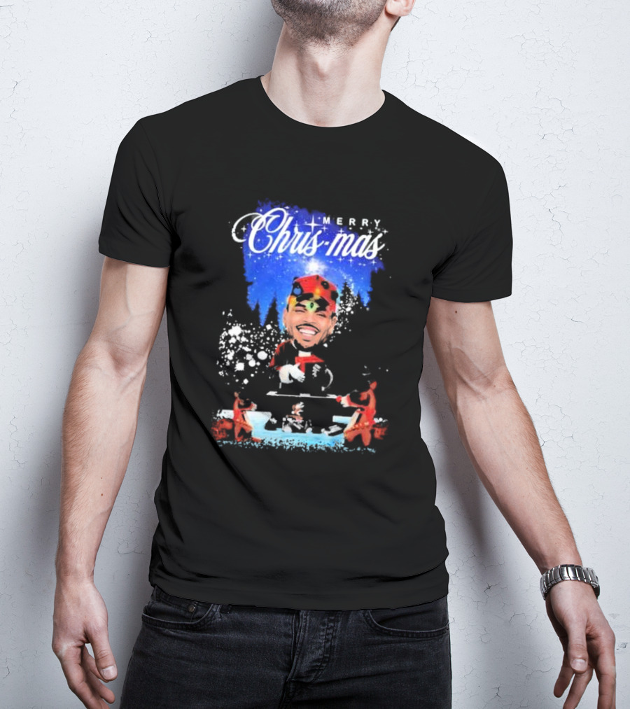 Merry Christmas Chris-Mas Santa DJ Scene T-Shirt