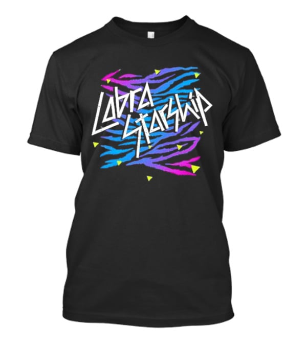Cobra Starship Neon Zebra Print Tour T-Shirt