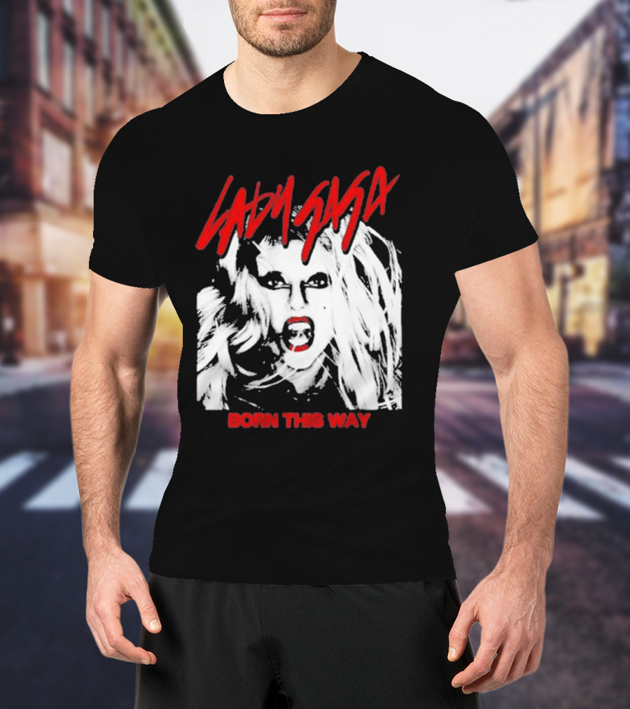 Lady Gaga Born This Way Artwork T-Shirt