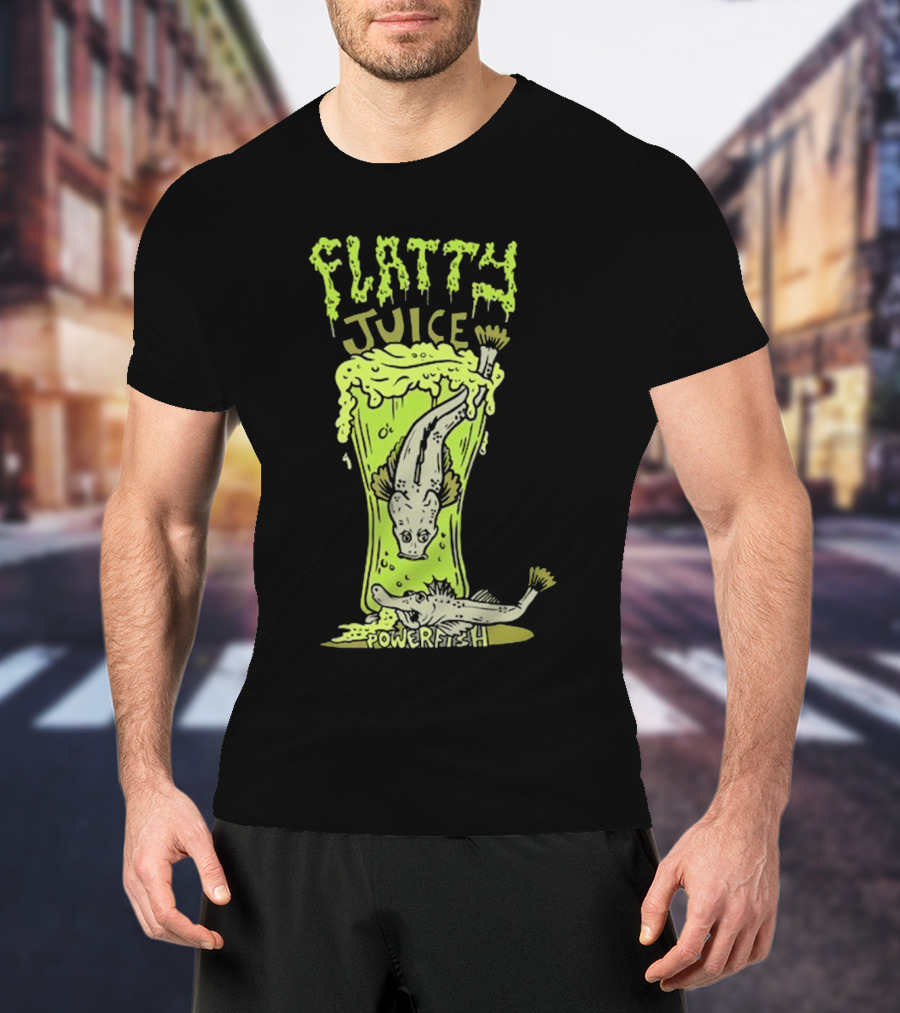 Flatty Juice Powerfish Dr. Moose T-Shirt