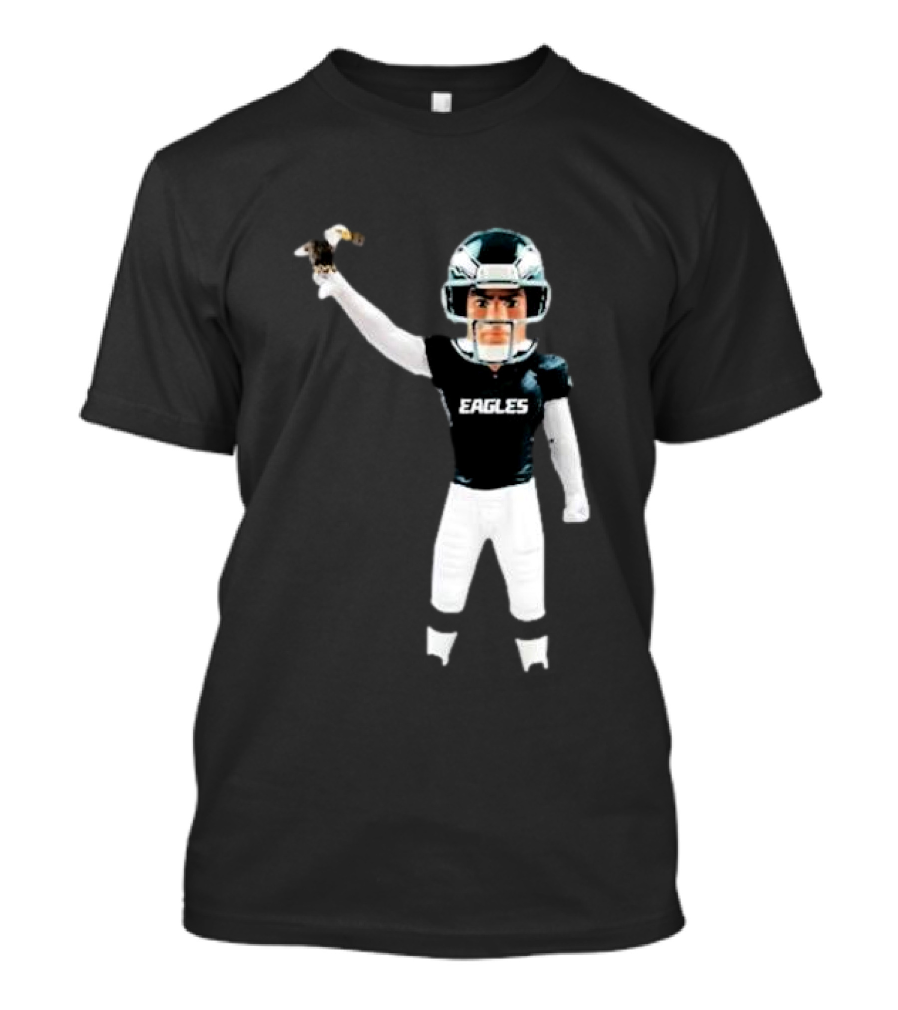 Eagles Bobblehead Football Player Holding Miniature Golf Club T-Shirt