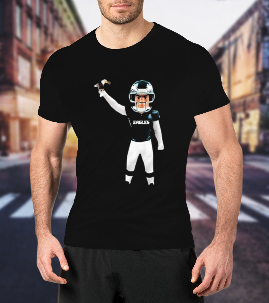 Eagles Bobblehead Football Player Holding Miniature Golf Club T-Shirt