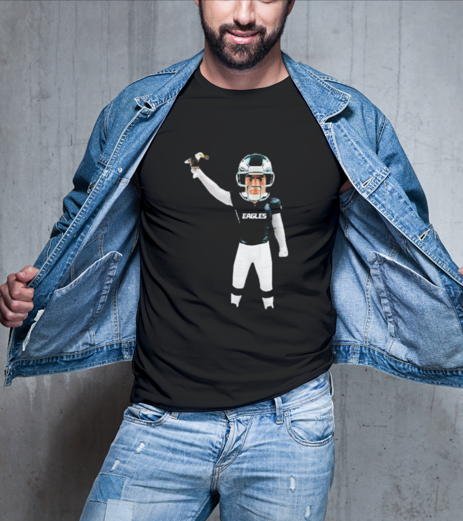 Eagles Bobblehead Football Player Holding Miniature Golf Club T-Shirt