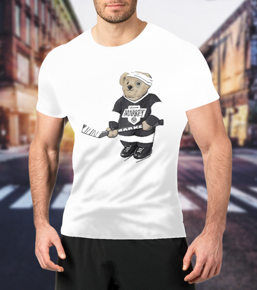 Union Market Hockey Bear T-Shirt