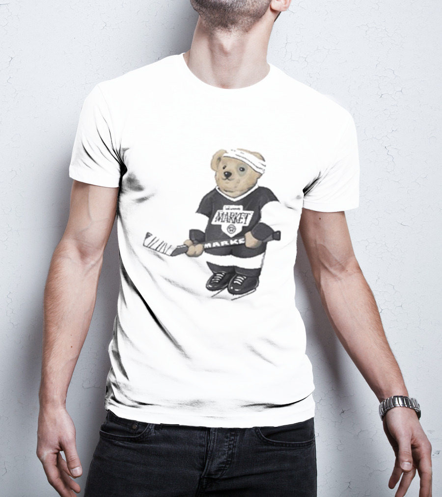 Union Market Hockey Bear T-Shirt