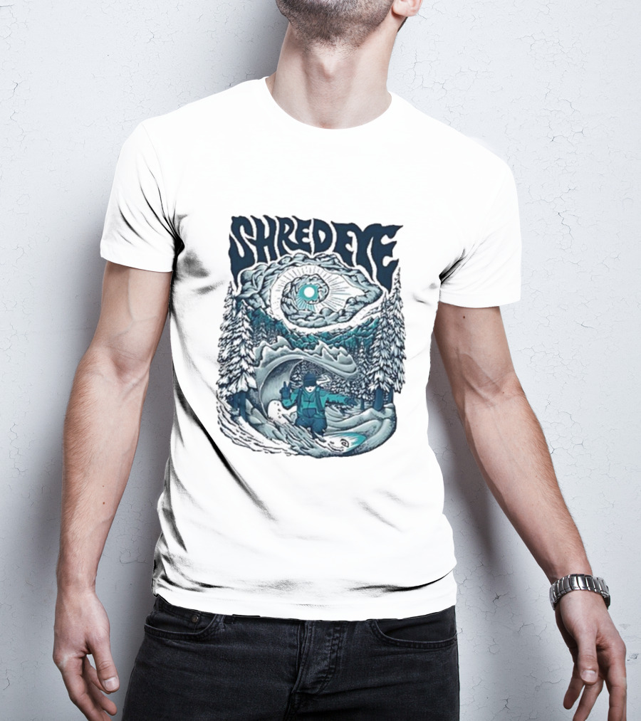 Shredeye Snow Surfer Forest Adventure T-Shirt