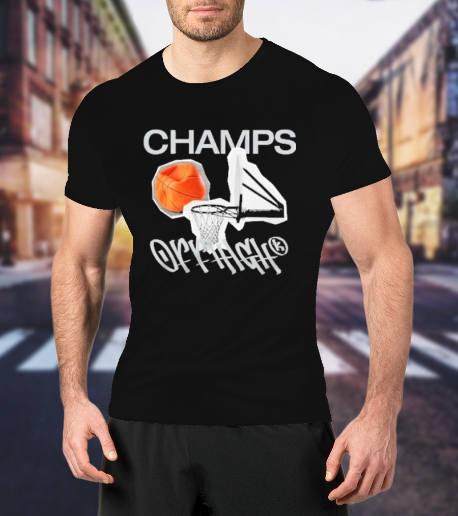 Offhigh Street Champs Basketball Hoop Game T-Shirt