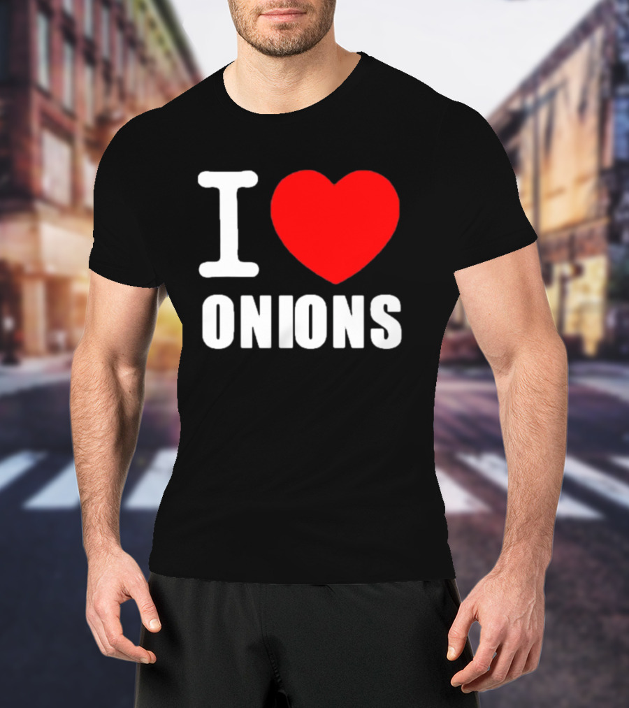 Pizzaslime I Heart Onions T-Shirt