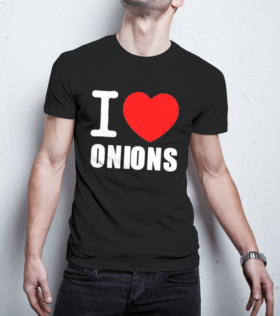 Pizzaslime I Heart Onions T-Shirt