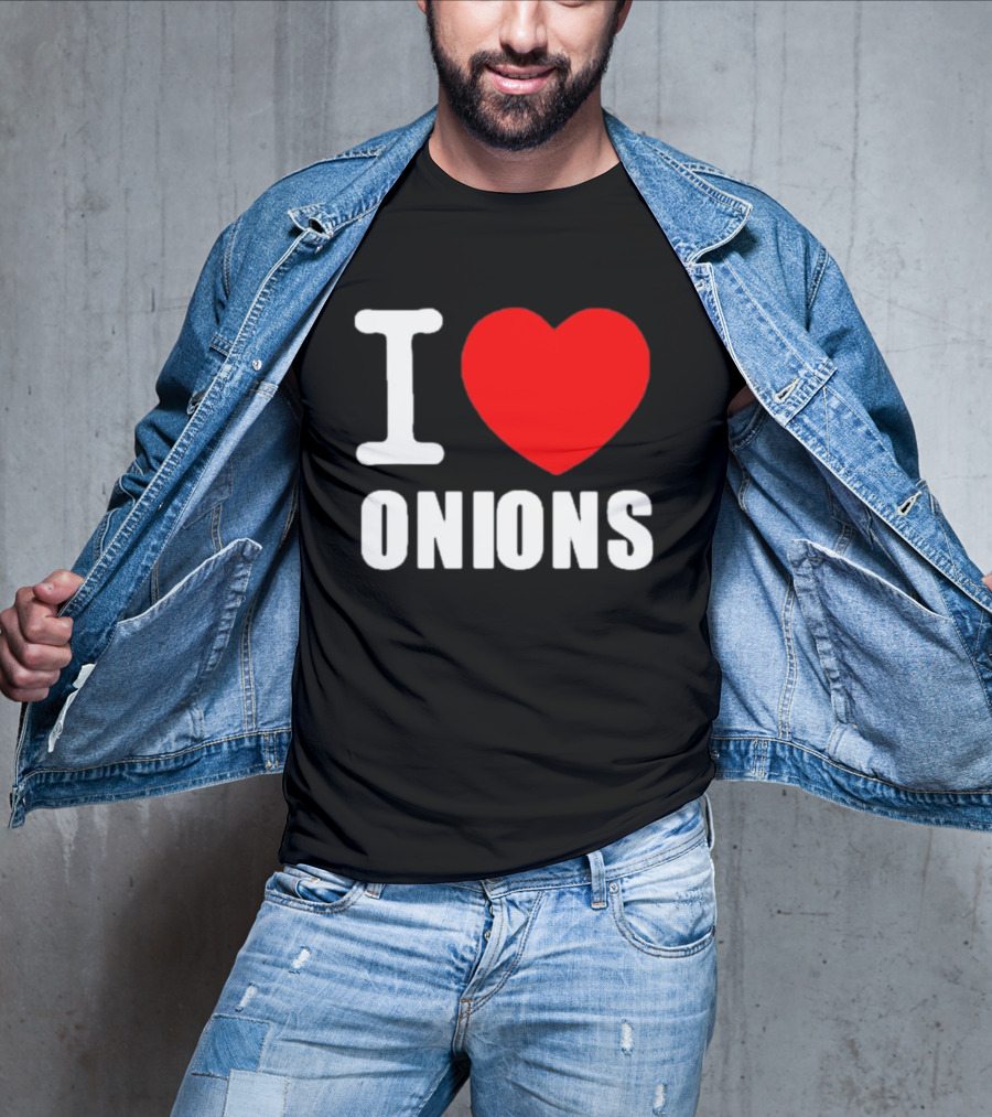 Pizzaslime I Heart Onions T-Shirt
