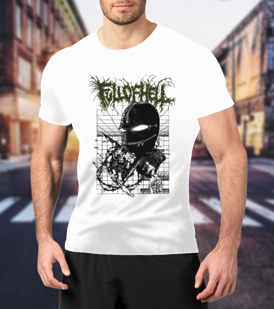 Full Of Hell Zipper Mask Brutal T-Shirt