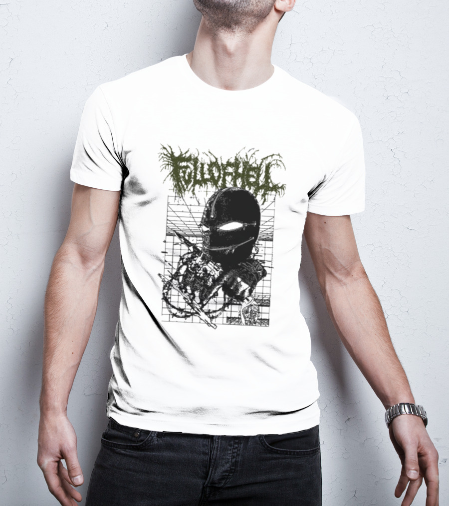 Full Of Hell Zipper Mask Brutal T-Shirt